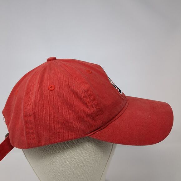 Bear Paw Slideback Hat Red OSFA Adjustable Embroidered Pacific Headwear - Picture 4 of 9